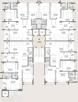 Floor Plan of Moksha Saheli Sannidhya in Paldi, Ahmedabad - Image 86881
