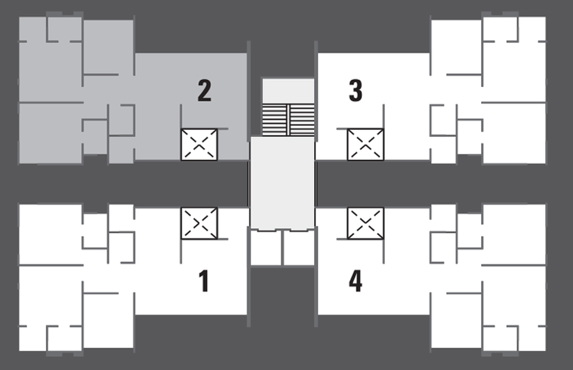 Floor Plan of KLM Sapphire 8 in Parvat Gam, Surat - Image 124313