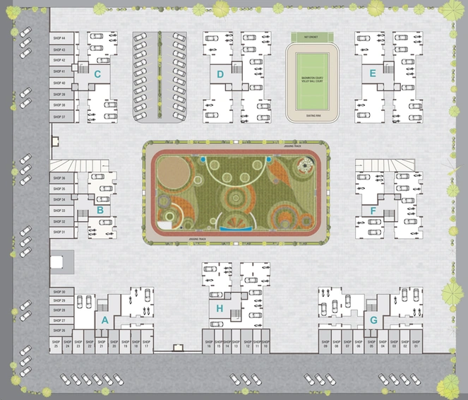 Master Plan of KLM Sapphire 8 in Parvat Gam, Surat - Image 124314