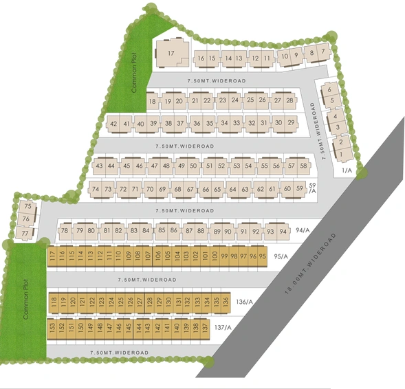 Master Plan of Shukun Residency in Dhaniyavi, Vadodara - Image 87884