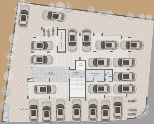 Master Plan of Kunvarji Amour in Ambawadi, Ahmedabad - Image 86913