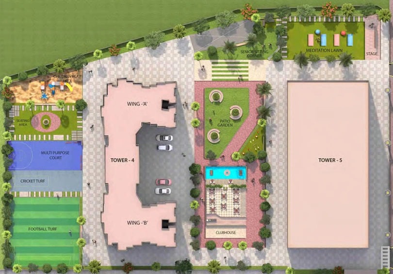 Master Plan of Space Residency in Mira Road East, Thane - Image 69656