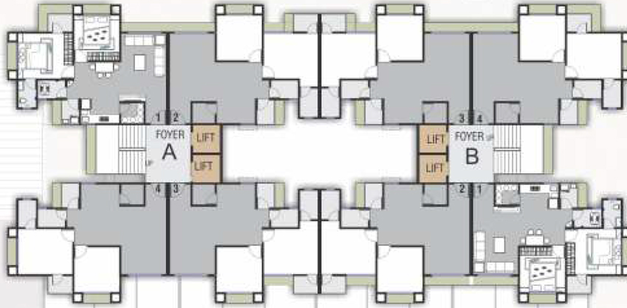 Floor Plan of Piramyd Olympia in Jahangirabad, Surat - Image 86985