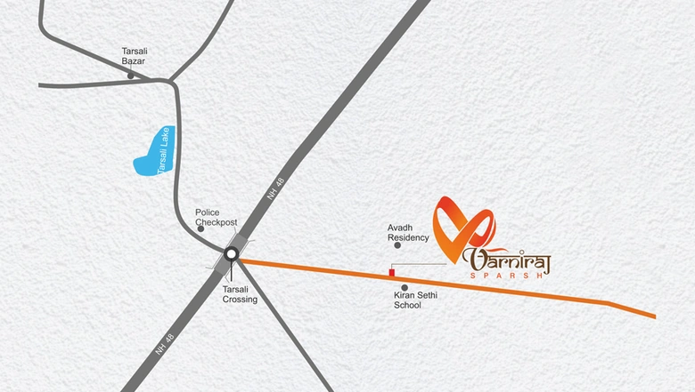 Location of Jabreshwar Varniraj Sparsh in Tarsali, Vadodara - Image 87907
