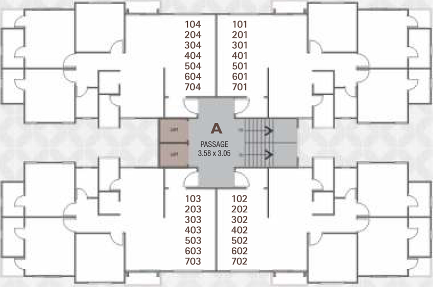 Floor Plan of Ratnam Ratnabhavan Residency in Waghodia Road, Vadodara - Image 103952