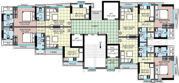 Floor Plan of Anant Ashirwad in Bhandup East, Mumbai - Image 87757