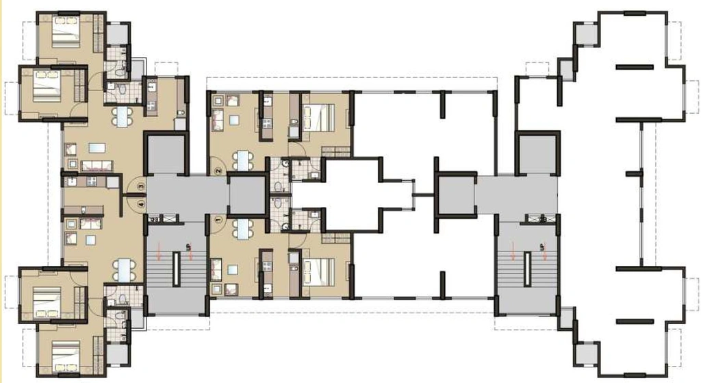 Floor Plan of Accel Belvedere in Bhandup West, Mumbai - Image 87763