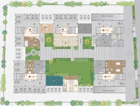 Master Plan of Deep Indraprasth Ixora in Shela, Ahmedabad - Image 123489