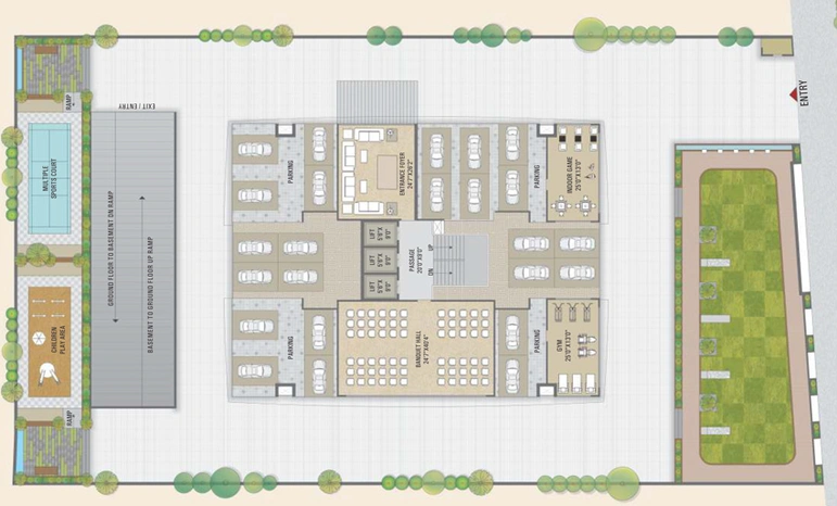 Master Plan of Shree Hari Silvassa Hill in Mota Varachha, Surat - Image 88363