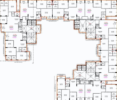 Floor Plan of Pinak Saffron Valley in Nikol, Ahmedabad - Image 88718