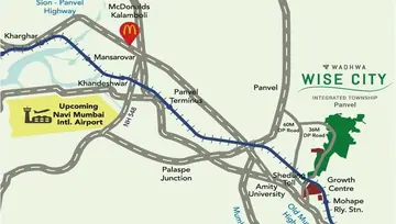 Location of Wadhwa Wise City - Image 34768