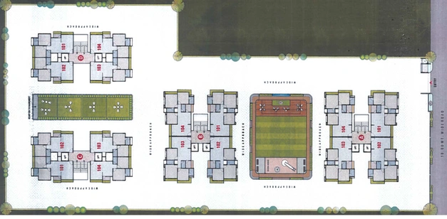 Master Plan of Kashtabhanjan Shivant Heights in Uttran, Surat - Image 88370