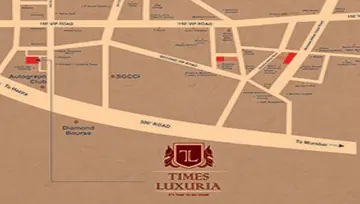 Location of Arihant Times Luxuria - Image 88379