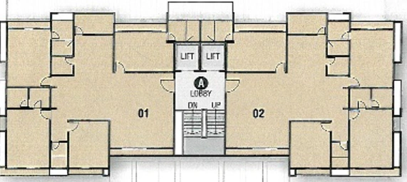 Floor Plan of Prayosha Exotica in Dabholi, Surat - Image 87635