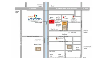 Location of Aaditya Landmark - Image 87617