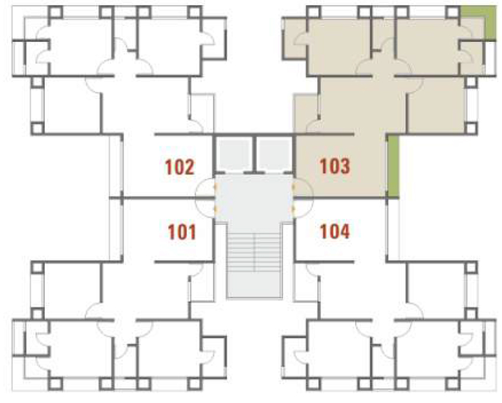 Floor Plan of Pioneer Dreams in Bamroli, Surat - Image 88387