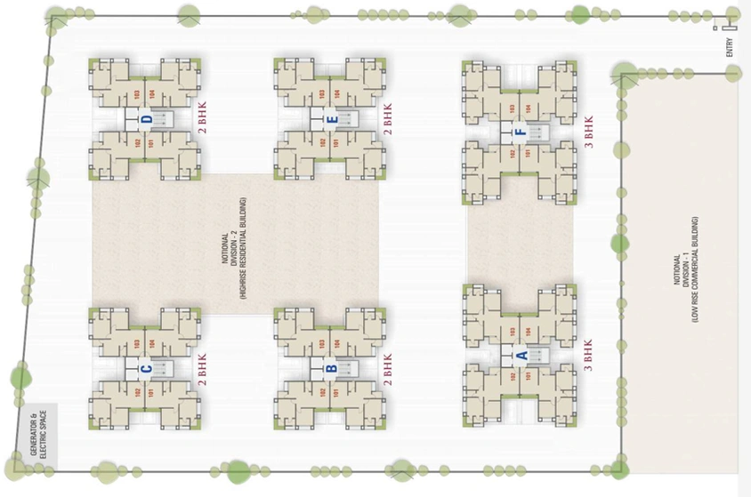 Master Plan of Pioneer Dreams in Bamroli, Surat - Image 88388
