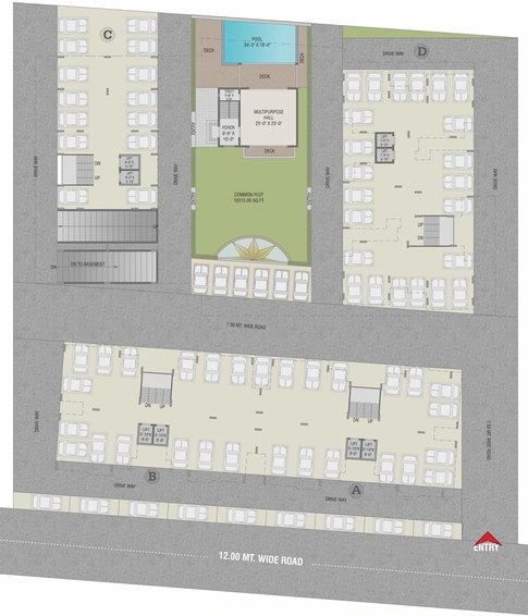 Master Plan of Rudransh Antilia in New Sama, Vadodara - Image 87952
