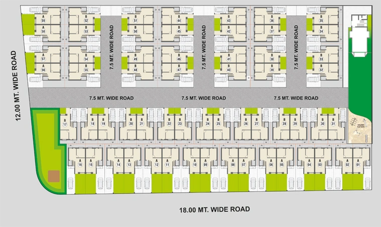 Master Plan of Savya Aarna Eveleen in Bill, Vadodara - Image 87658