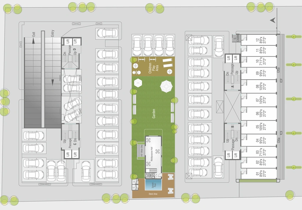 Master Plan of Shivalik Grace in Bhayli Road, Vadodara - Image 87669