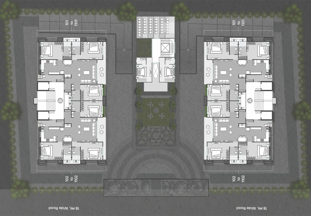 Master Plan of Vakratund 45 in Kalali, Vadodara - Image 87679