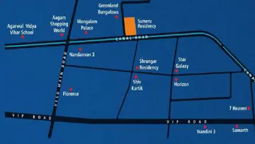 Location of Milestone Sumeru Residency - Image 88412