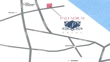Location of Shreenathji Palladium Pride - Image 88404