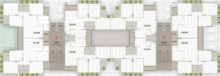 Floor Plan of Siddhivinayak Pratishtha 72 in Ghatlodiya, Ahmedabad - Image 89617