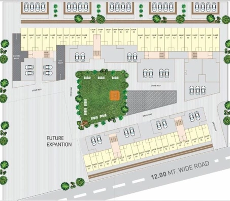 Master Plan of Ralsi Maighar Residency in Bopal, Ahmedabad - Image 87714