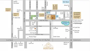 Location of Amardeep Heritage - Image 102856
