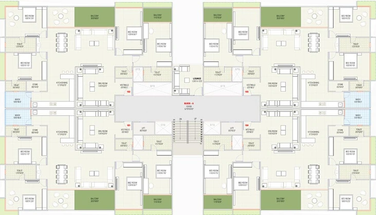 Master Plan of Kalash Imperial Skyz in Nikol, Ahmedabad - Image 88745