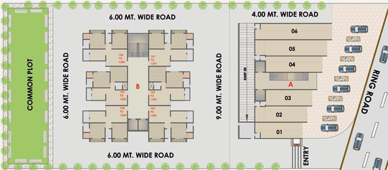 Master Plan of Kalash Parisar & Plaza in Nava Naroda, Ahmedabad - Image 88700