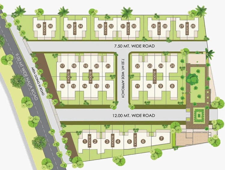 Master Plan of Siddhivinayak Bella Casa in Kasindra, Ahmedabad - Image 88860