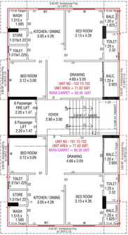 Floor Plan of Sumukh 145 in Usmanpura, Ahmedabad - Image 89021