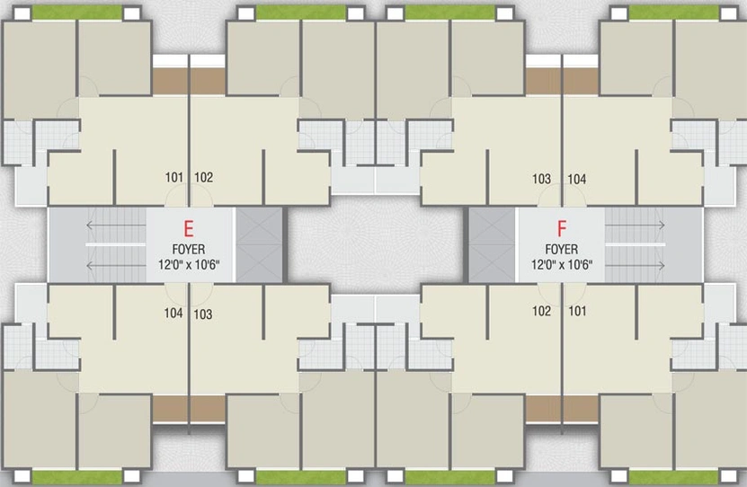 Floor Plan of Happy Highland in Manipur, Ahmedabad - Image 88123