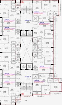 Floor Plan of Happy Skyside in Ghuma, Ahmedabad - Image 123103
