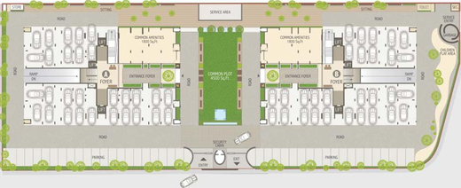 Master Plan of Parshwa Luxuria in Ambli, Ahmedabad - Image 88148