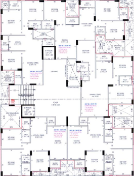 Floor Plan of Sahaj One in Thaltej, Ahmedabad - Image 89204