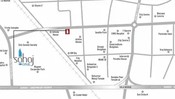 Location of Sahaj One - Image 89203