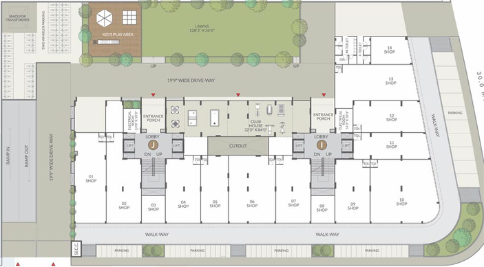 Master Plan of Vishwanath Maher Homes 3 in Shela, Ahmedabad - Image 88157