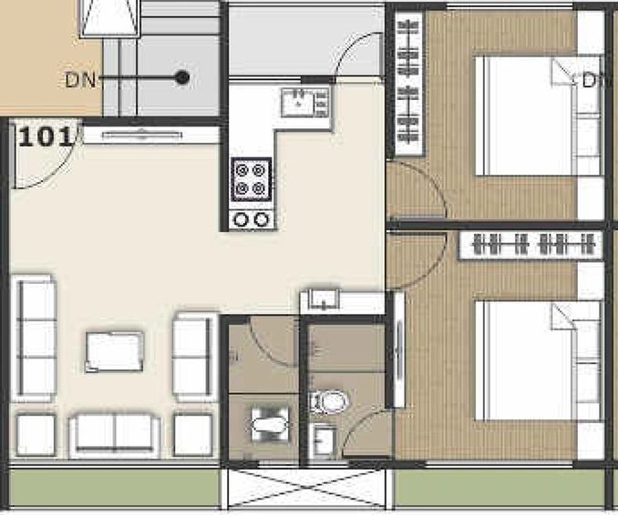 2 BHK Flat in Arihant Ruturaj Residency in Amroli, Surat - Image 653593