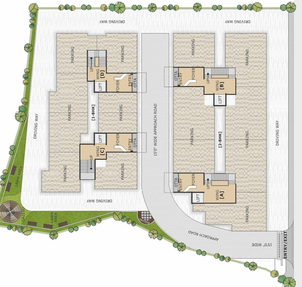 Master Plan of Arihant Ruturaj Residency in Amroli, Surat - Image 88269
