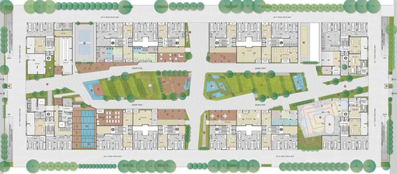 Master Plan of Rajhans Synfonia in Vesu, Surat - Image 88458