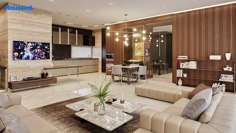 Sample Apartment of Rajhans Synfonia in Vesu, Surat - Image 88453