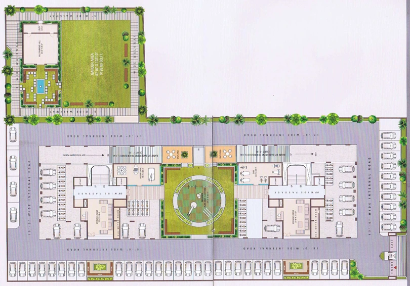 Master Plan of Monarch Residency in Palanpur, Surat - Image 88467