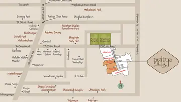 Location of Aaditya Villa - Image 103967