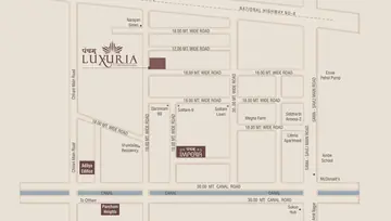 Location of Pancham Luxuria - Image 128467