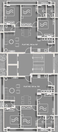 Floor Plan of R Ratilal Paramhans in Vastrapur, Ahmedabad - Image 89472