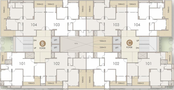 Floor Plan of Shubham Anthem in Shela, Ahmedabad - Image 89121