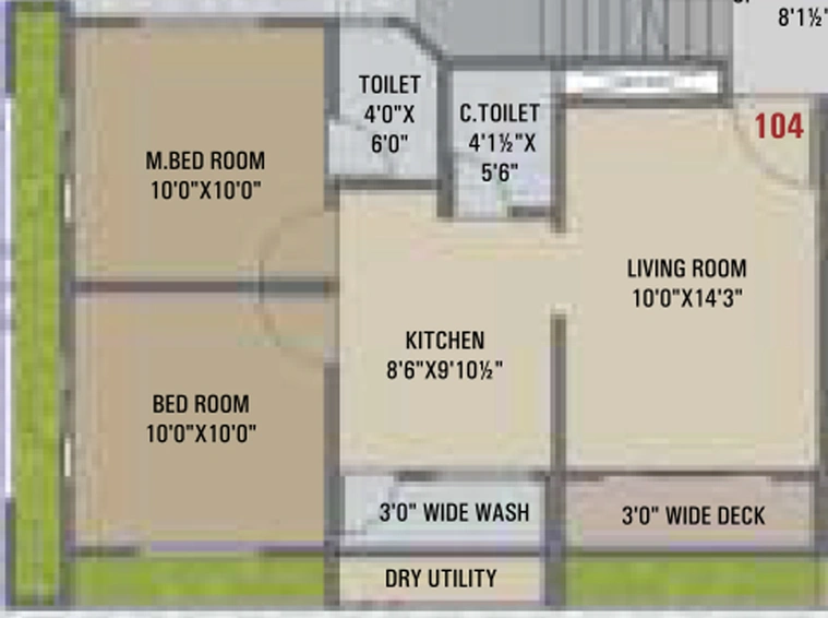2 BHK Flat in Shyam Antillia in Mota Varachha, Surat - Image 655001